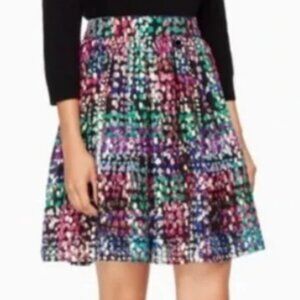 Kate Spade Make Magic Metallic Multi Dot Skirt